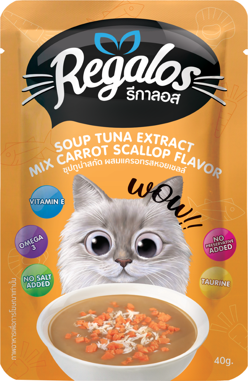 礼佳乐金枪鱼汤胡萝卜扇贝风味软包装罐头